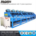 High speed 10 head stainless steel round pipe polishing machine with simens motor